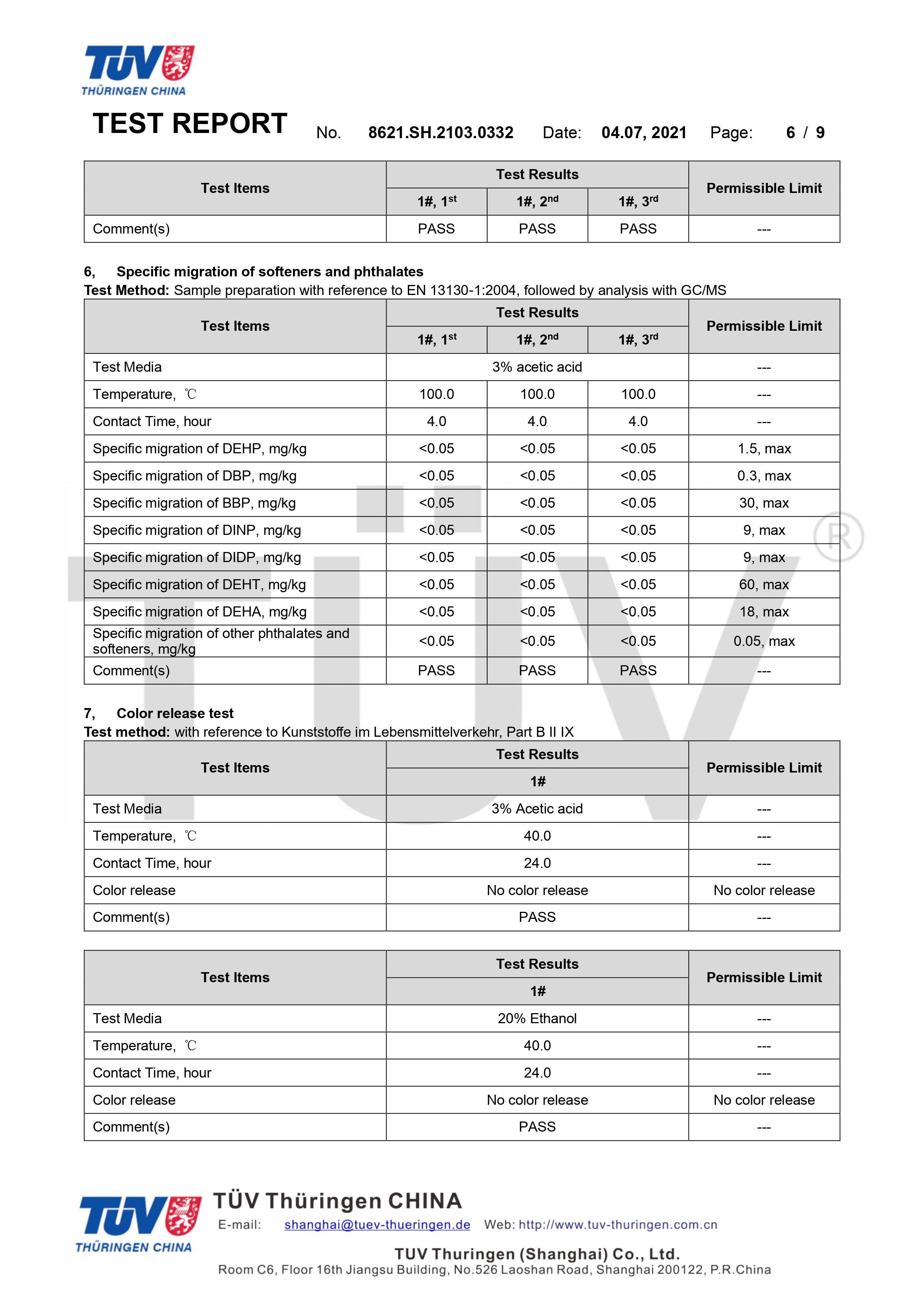 德國萊茵TUV環(huán)保袋食品接觸檢測(圖6)
