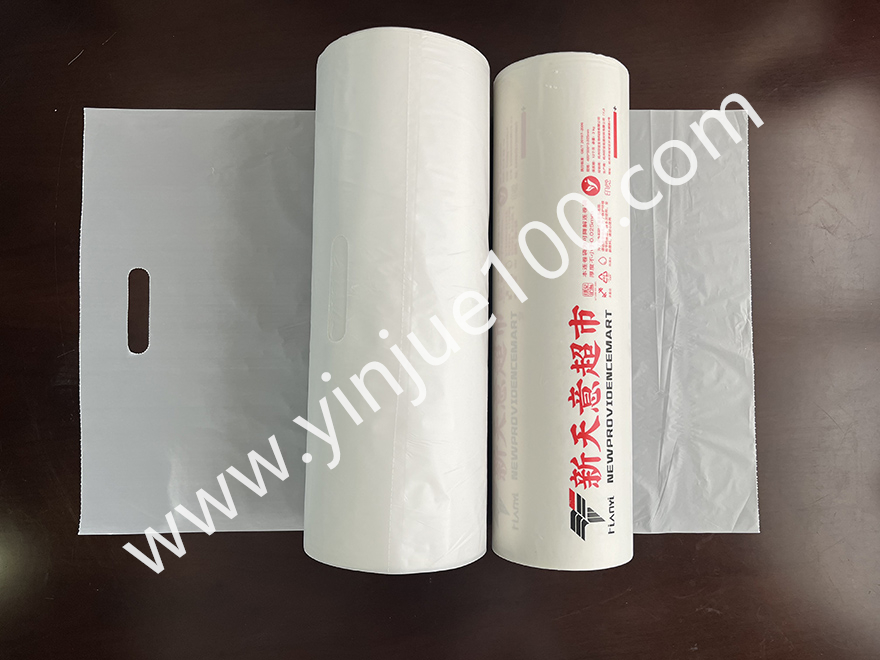 超市手提口連卷購物袋 超市手提口連卷購物袋(可印刷logo)(圖4)